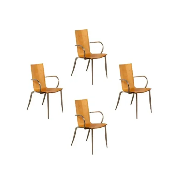 Set of 4 Olly Tango chairs by Philippe Starck, Driade image