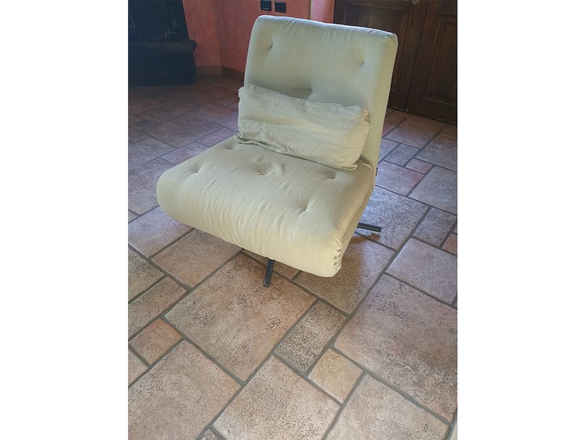 Poltrona chaise longue trasformabile Benny in tessuto, Bonaldo | Deesup
