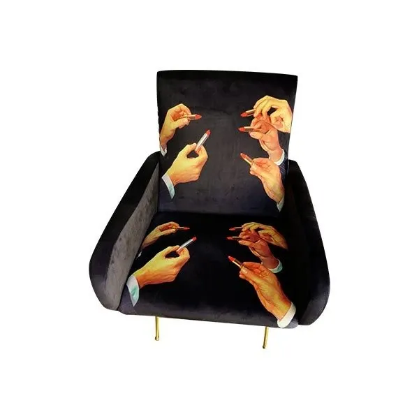 Black Lipsticks armchair, Seletti image