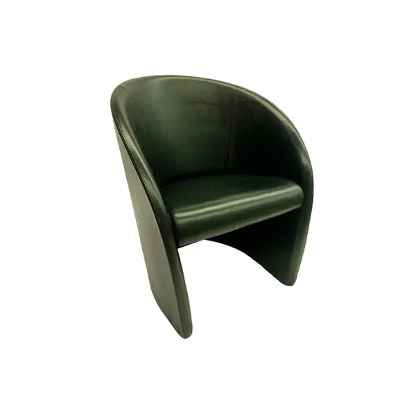 Intervista armchair in leather (black), Poltrona Frau image