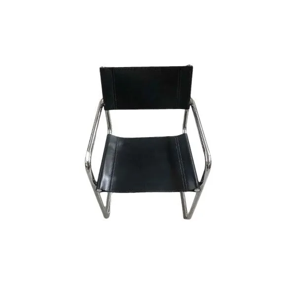 MG5 chair with armrests leather (black), Matteograssi 