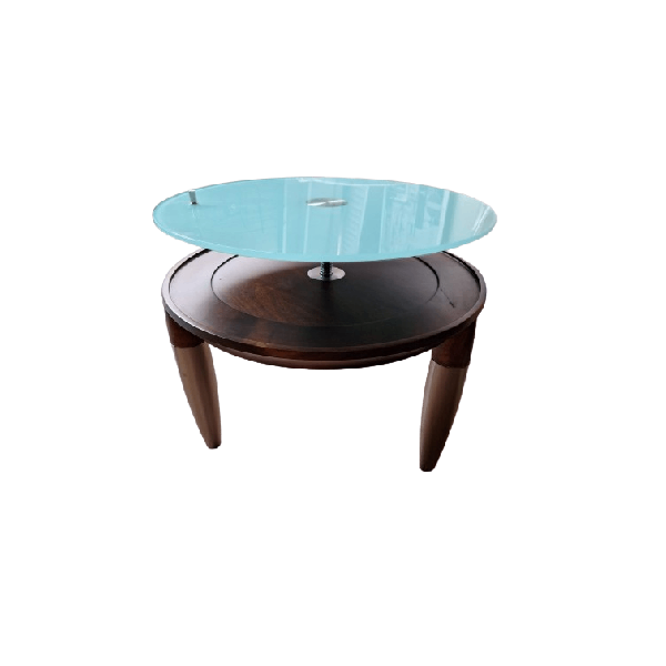 Roi coffee table with swivel glass, Giorgetti image