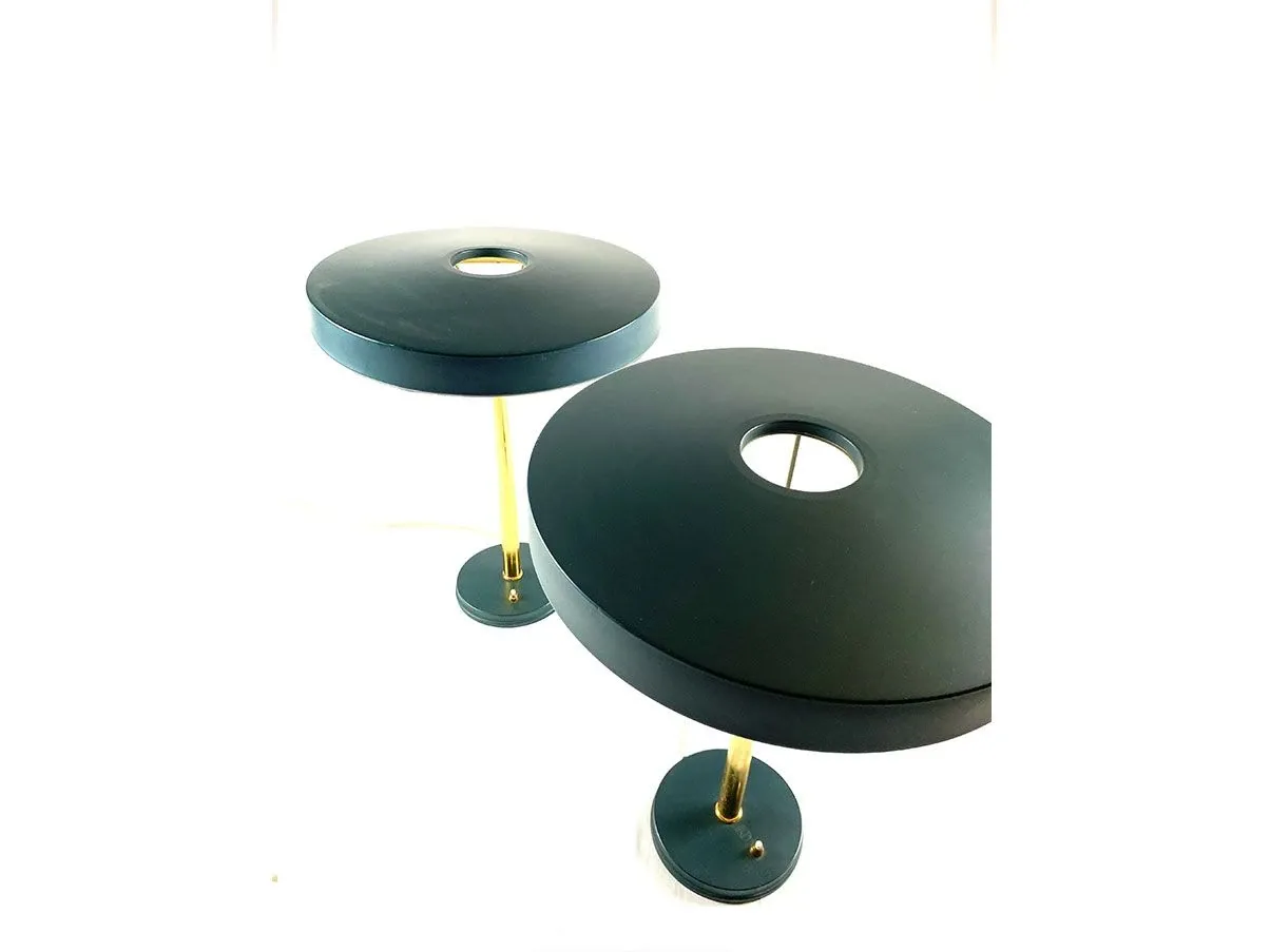 Set 2 lampade da tavolo Timor 69 ottone e alluminio, Philips 5