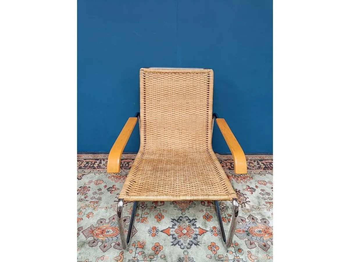 Vintage S35 armchair by Marcel Breuer (1970s), Thonet 14