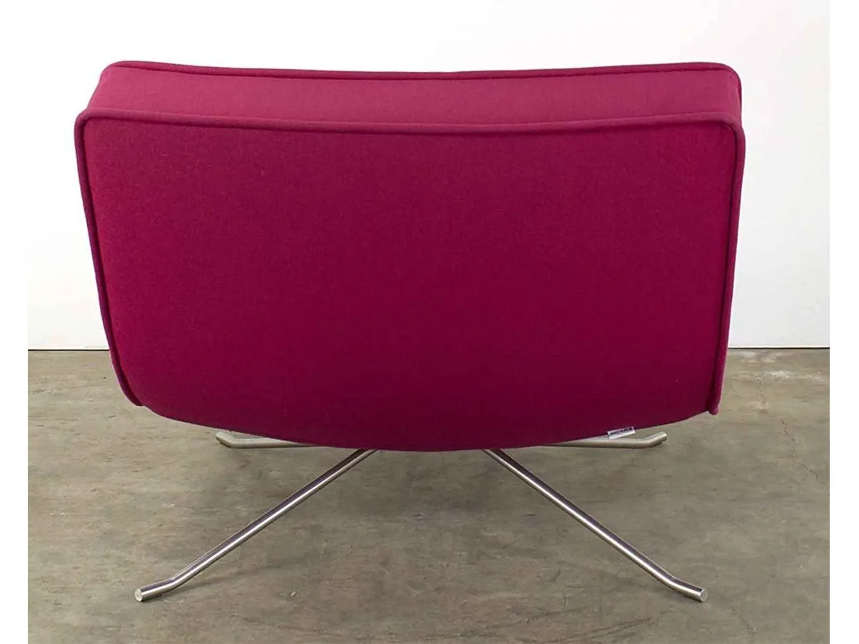 Pop upholstered armchair in fabric (purple) 9