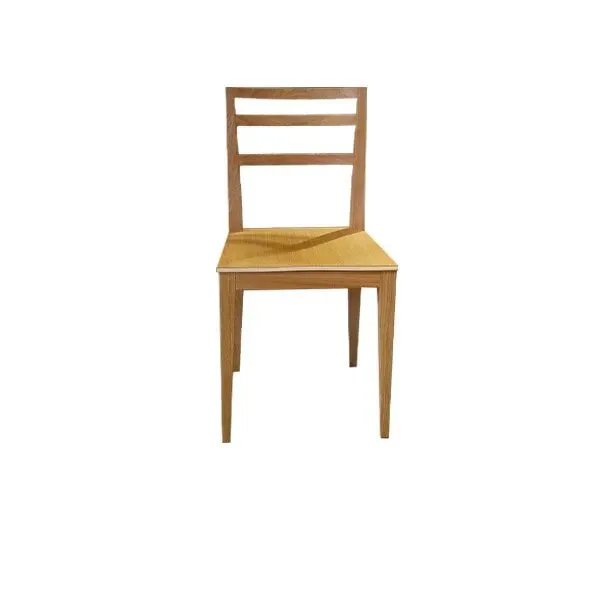 Umbra oak wood chair and trapezoid seat, Mobile Design image