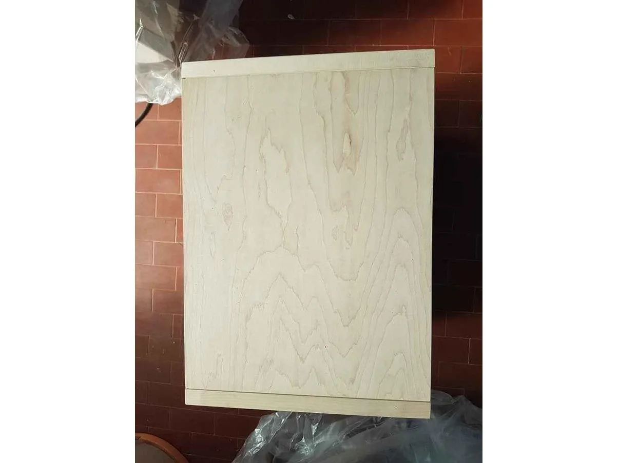 Set aus 2 Nachttischen Oli aus kupferfarbenem Ahornholz 4