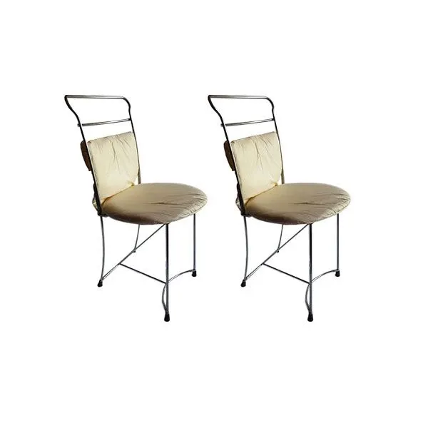 Set of 2 Eridiana chairs with removable cover, Xilitalia image