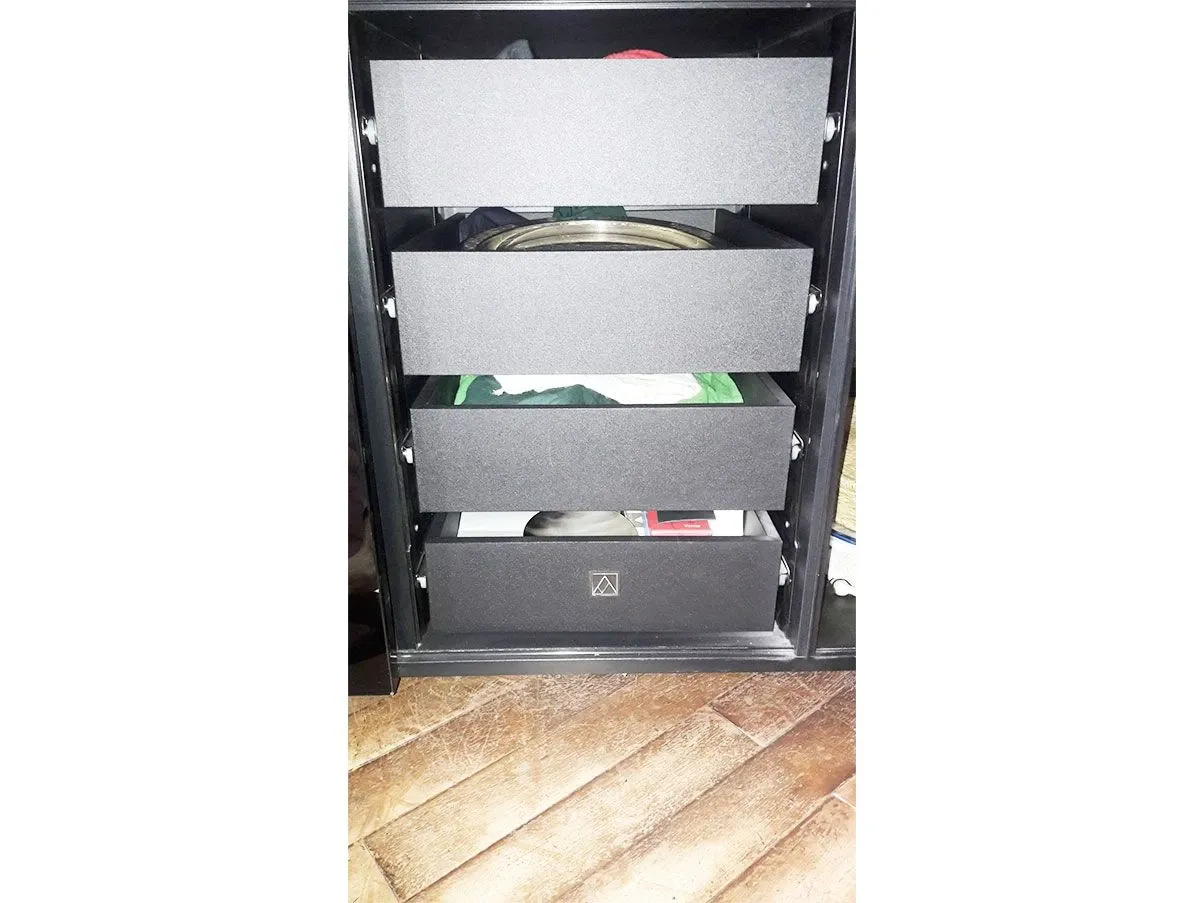 Sheraton designer sideboard in black wood 4