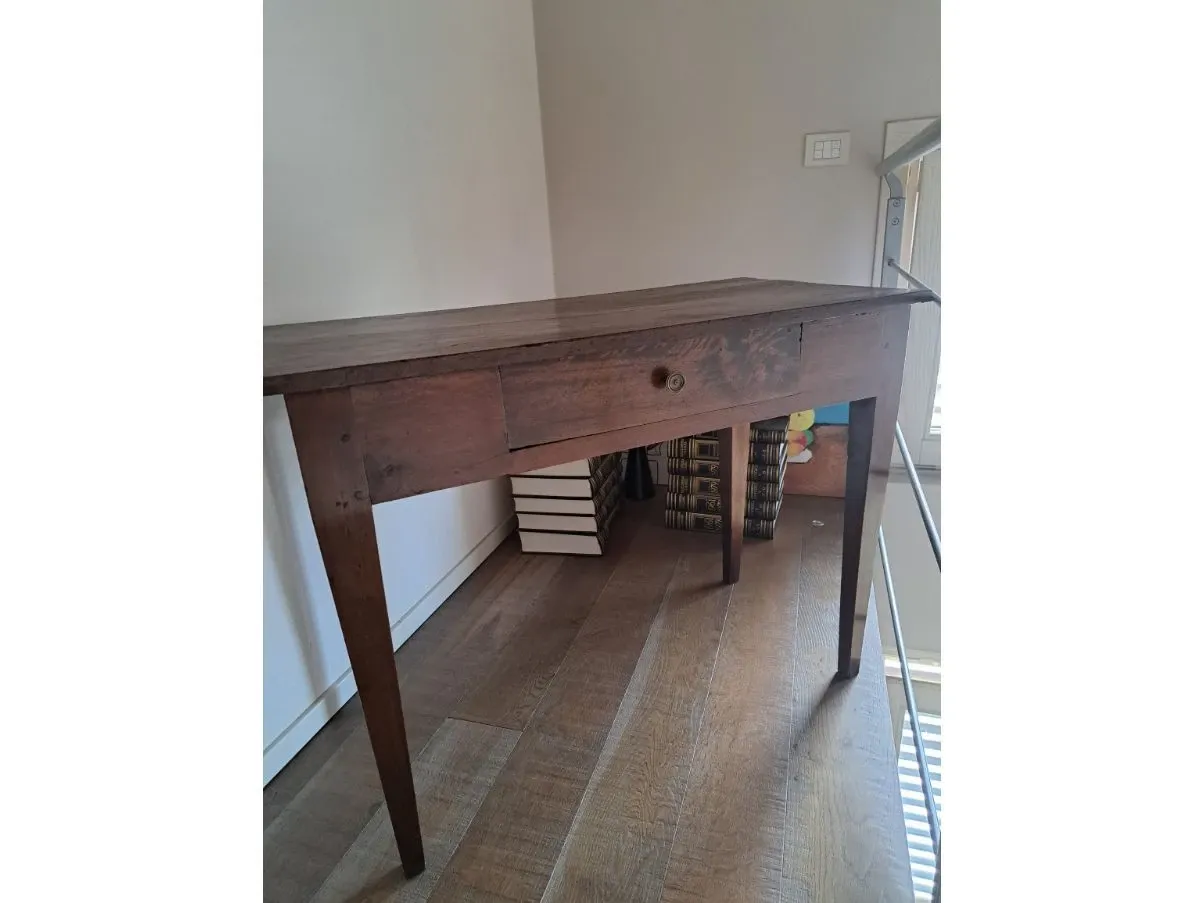 Vintage solid wood coffee table, image