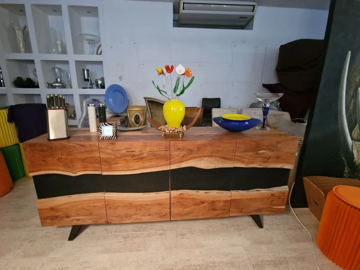 Halley sideboard in iron and wood, Agora 1