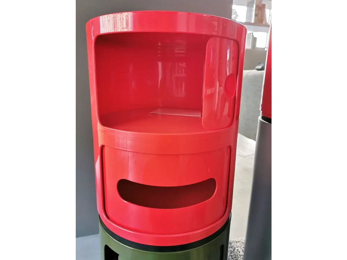 Smile modular container in ABS (red) 5