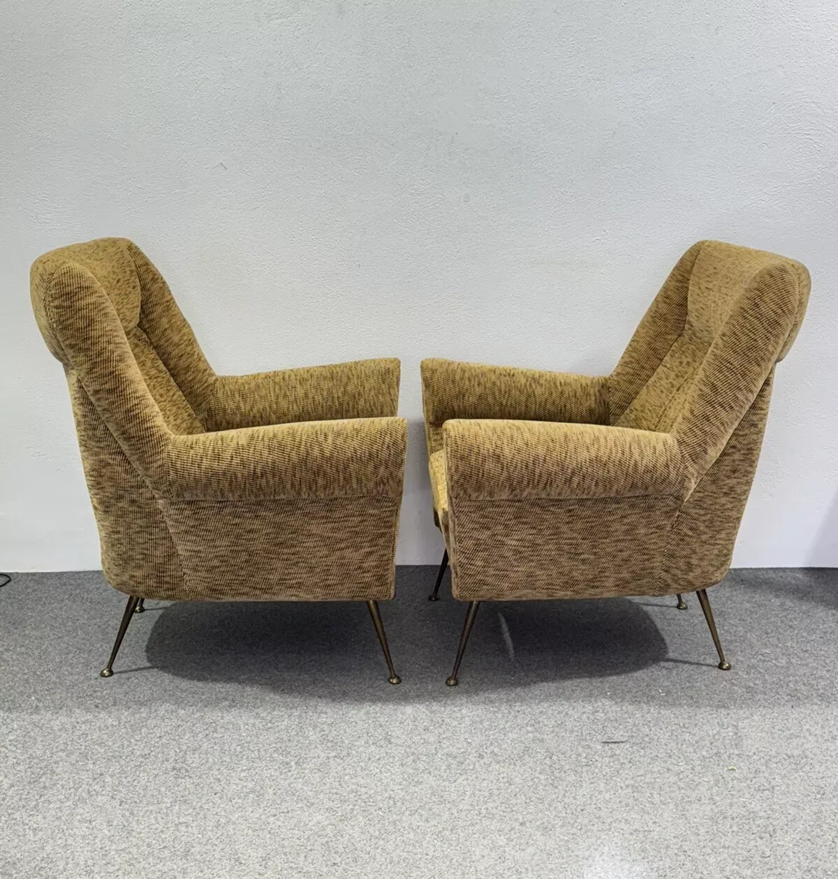 Coppia Di Poltrone Anni ‘50 Gigi Radice Design Mid-century Side