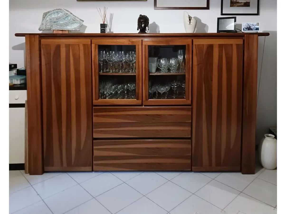 Credenza in noce nazionale vintage, image