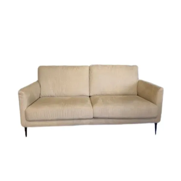 Tidy 3-seater sofa in beige fabric, Le Comfort image