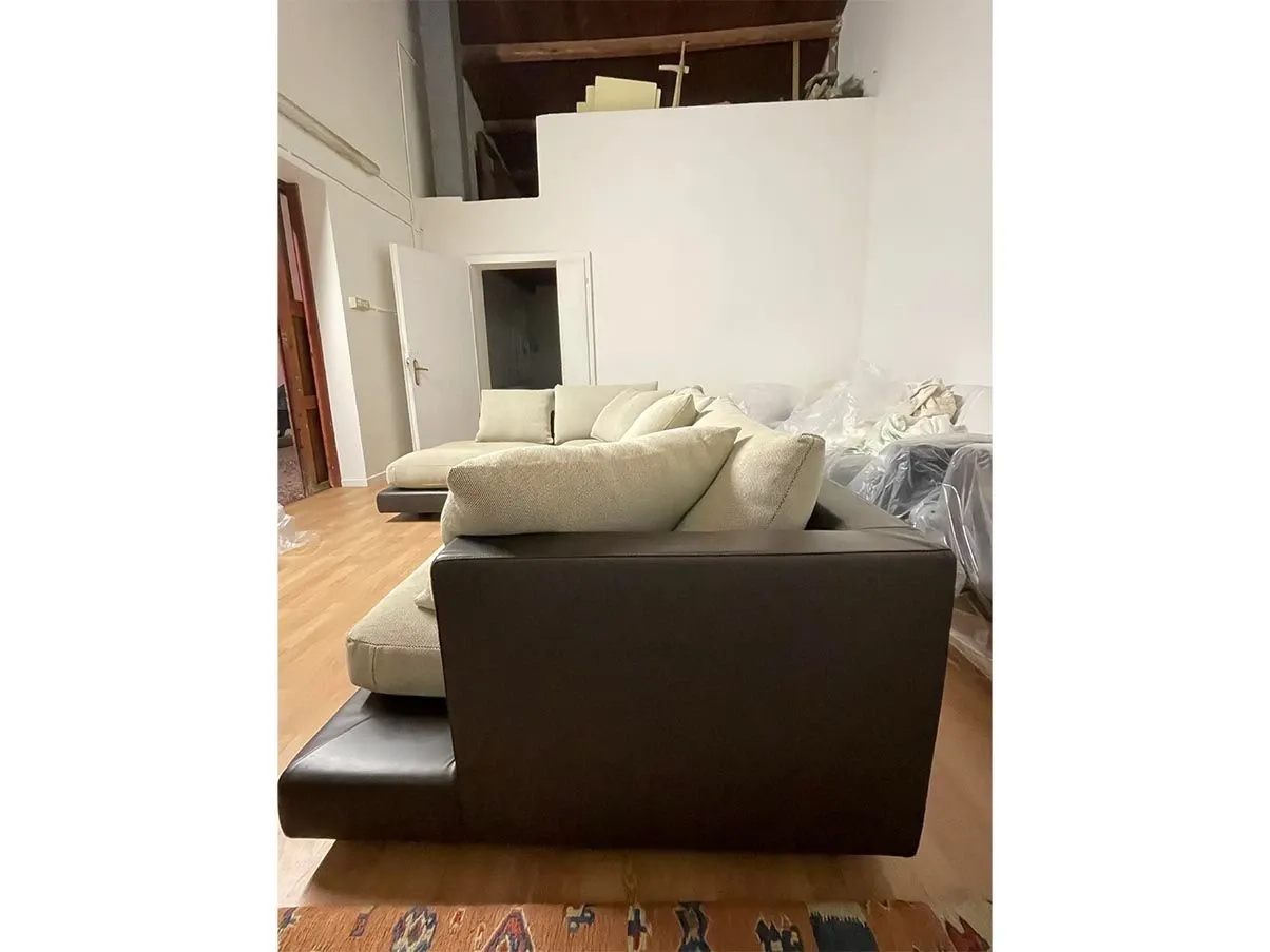 Ledersofa Long Island XL braun 4