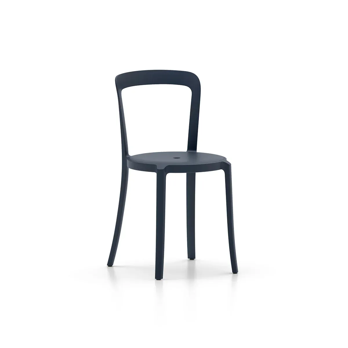 Sedia On e On blu di Barber e Osgerby, Emeco  Side