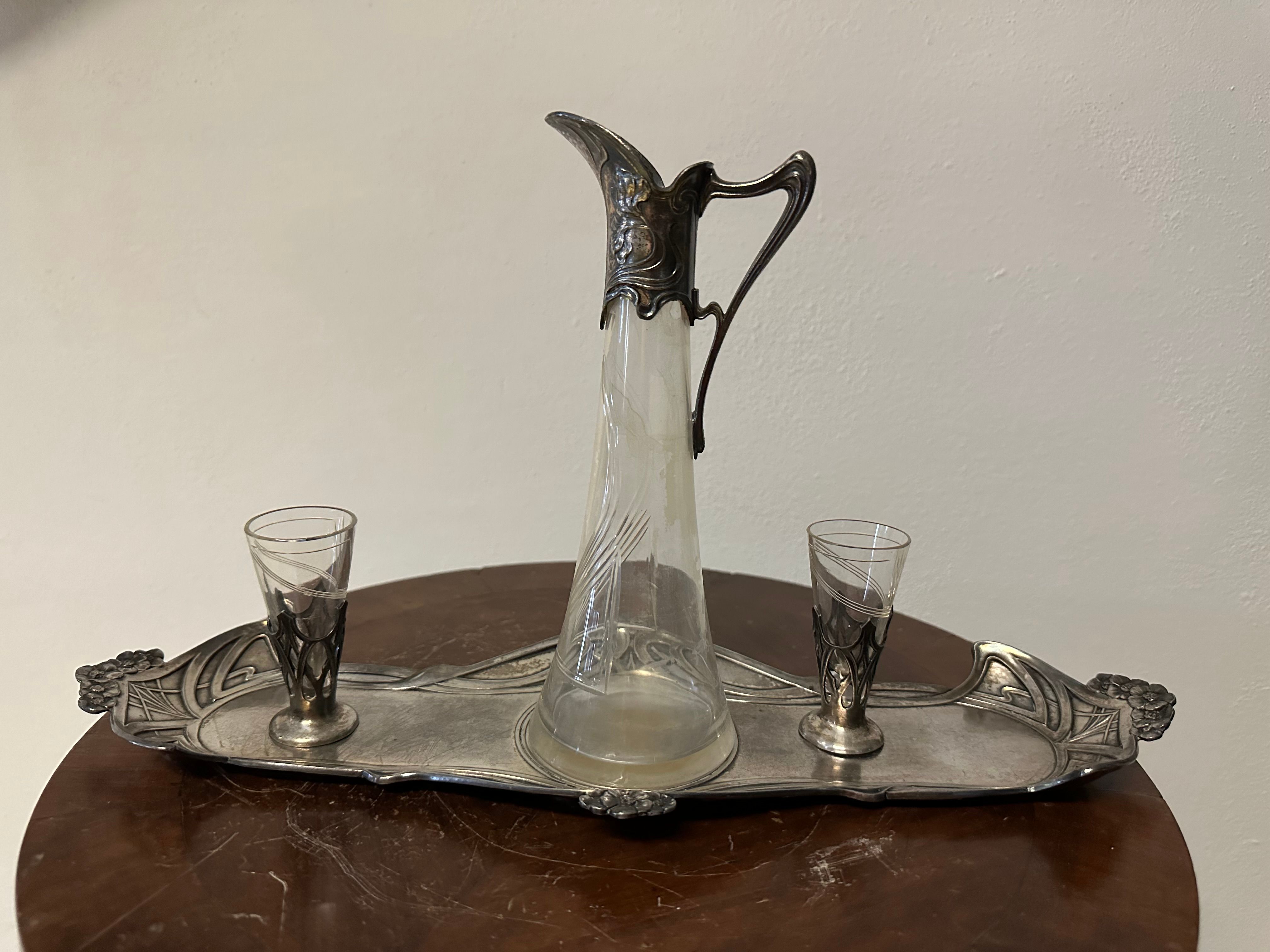 Set cocktail Liberty in metallo e vetro ('900) Main