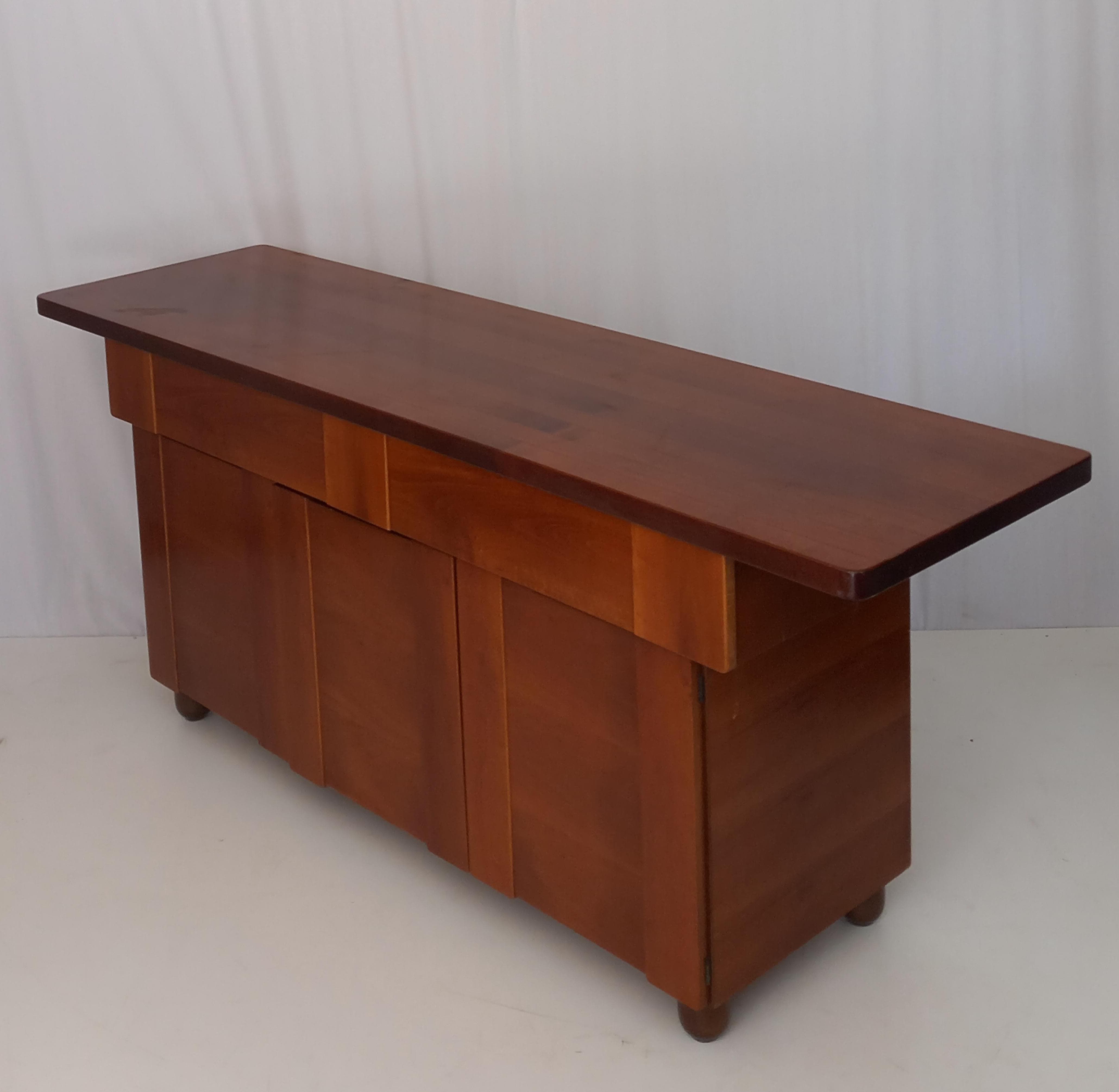 Madia in legno di noce (anni '70) Details