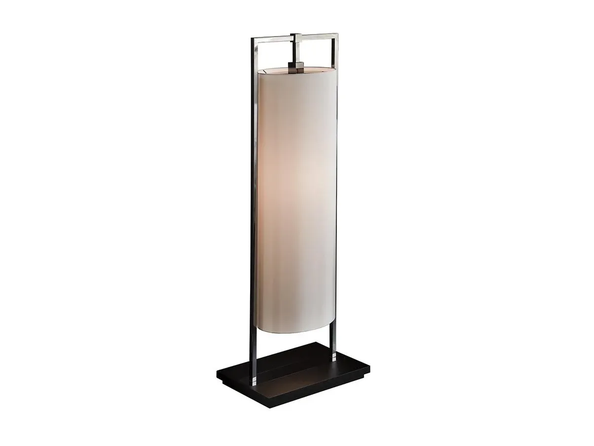 Lampada da terra Athena XL in nickel e legno, Contardi 4
