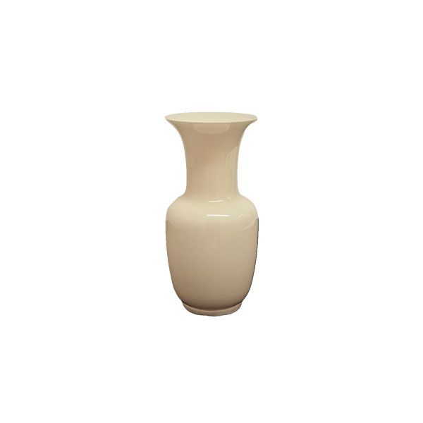 Small Opaline vase in blown glass (white), Venini image