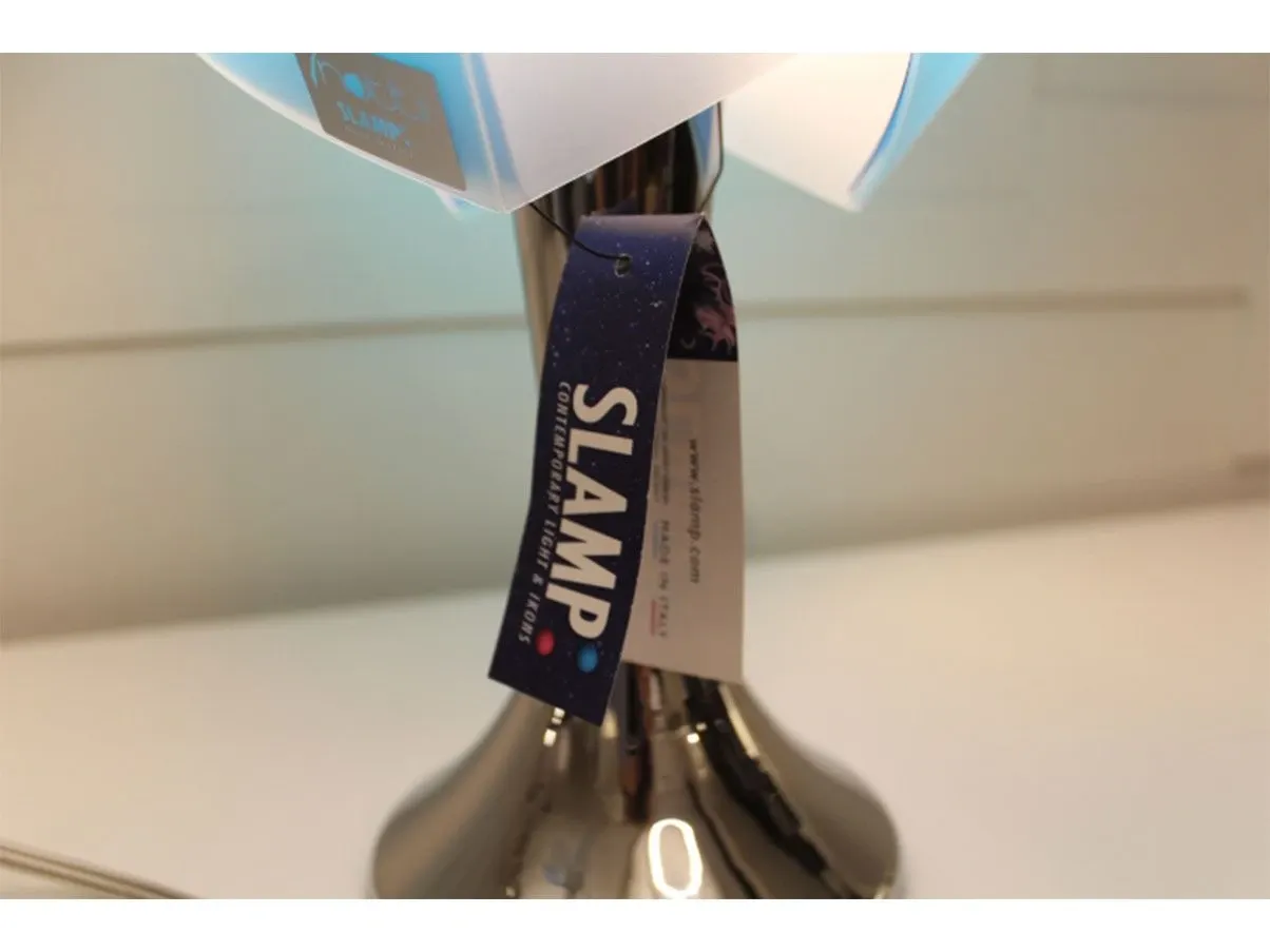 Lampada da tavolo Gemmy in materiale plastico (blu), Slamp 3