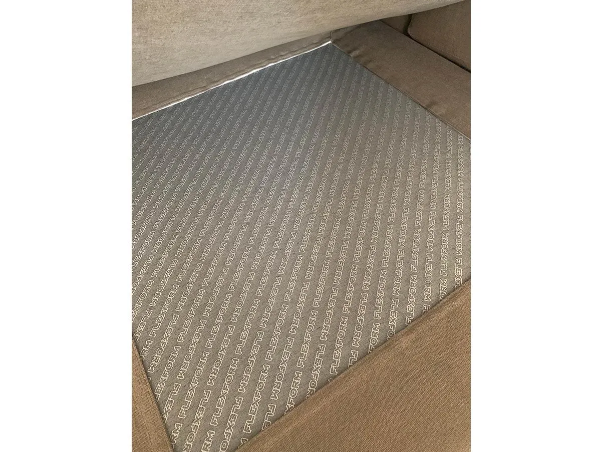 Groundpiece corner sofa in fabric (grey), Flexform 6