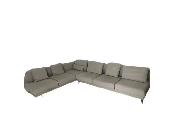 Dude modular sofa in fabric (2 separable modules) 