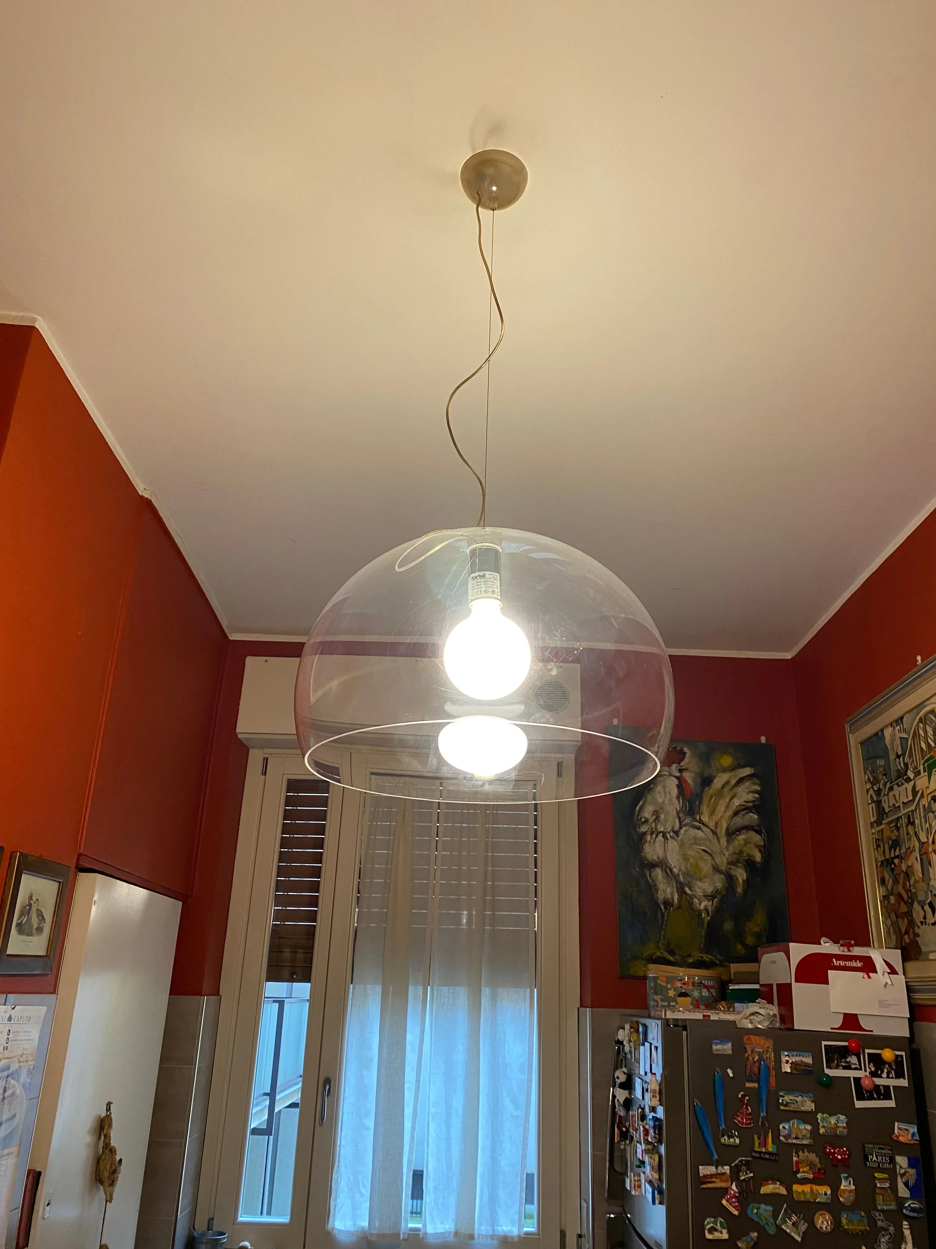 Lampada sospensione FL/Y trasparente, Kartell 4