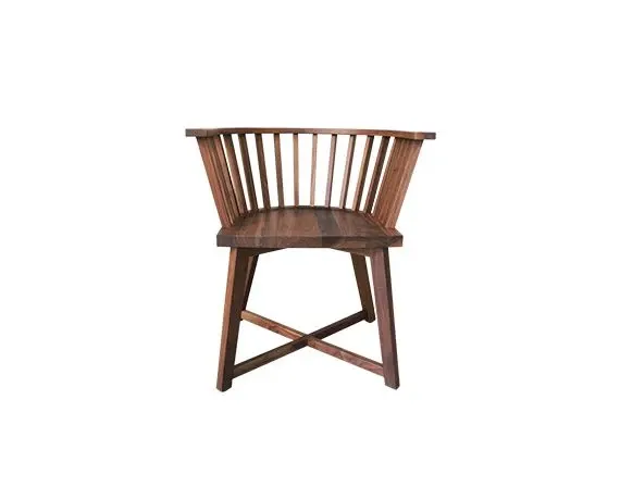 Elegante poltroncina in legno massello Gray 24 6