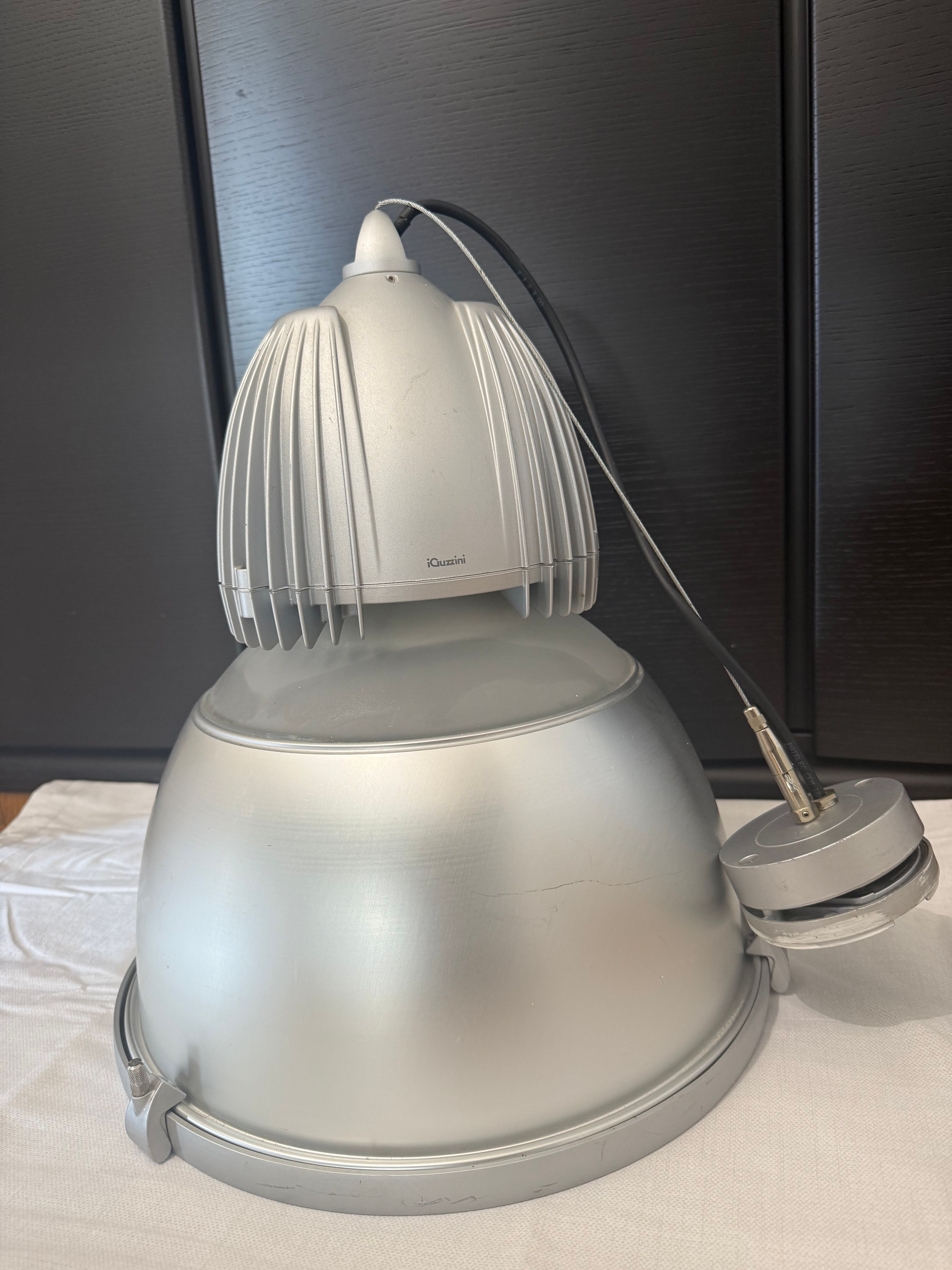 Set of 3 Berlin pendant lamps in grey aluminium by Pianodesign, iGuzzini Main