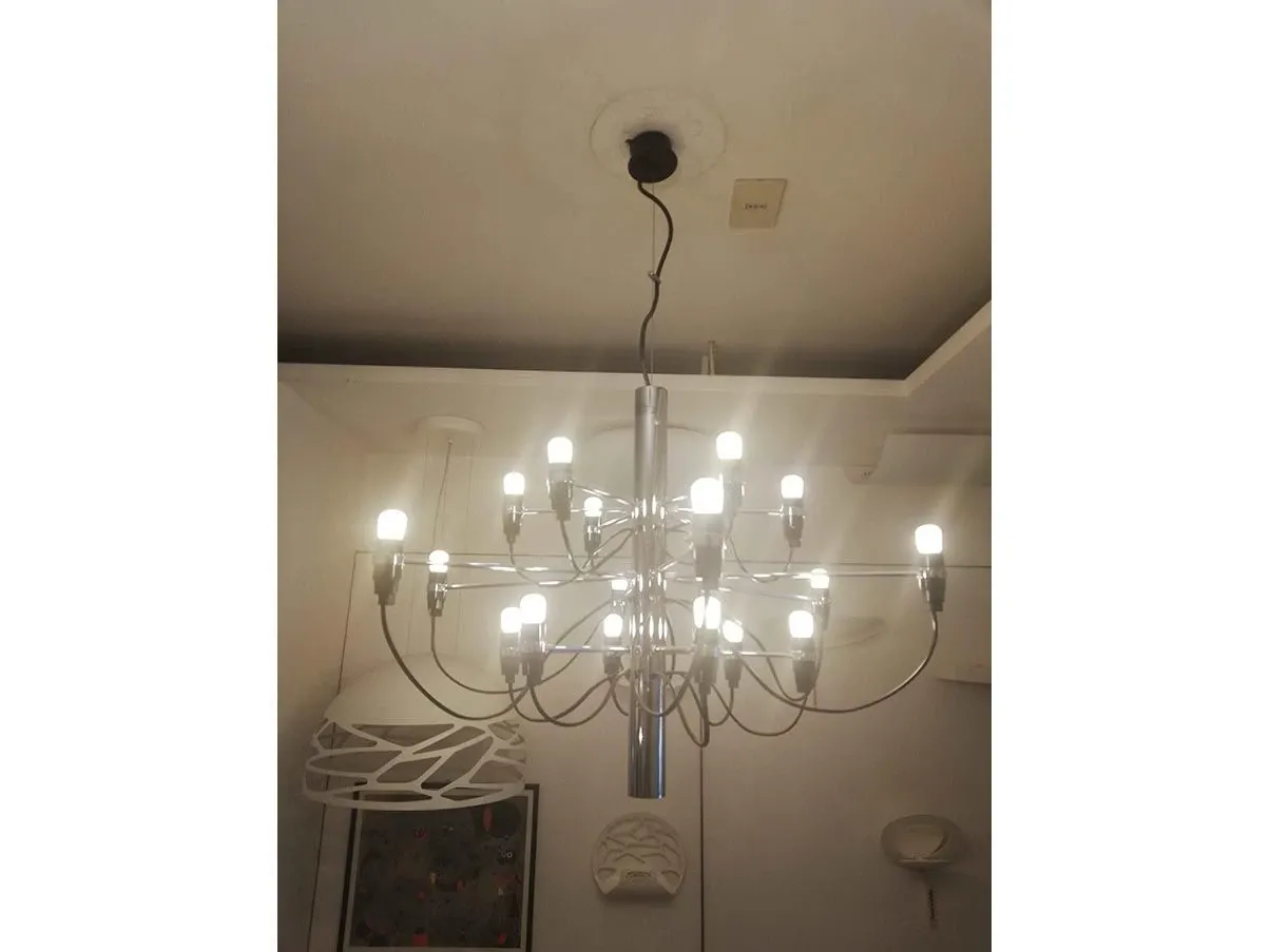Pendelleuchte 2097/18 mit matten Leuchtmitteln (chrom) 4