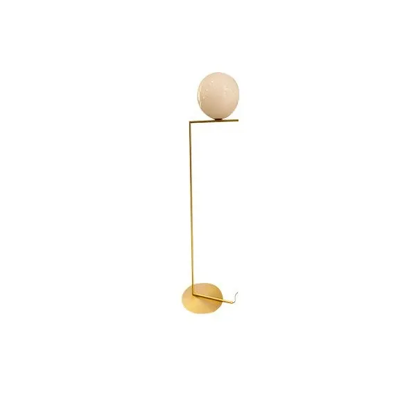 IC Lights Floor 2 brass floor lamp with dimmer, Flos image