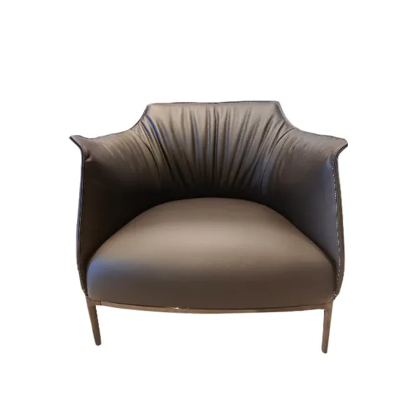 Archibald iconic armchair in leather (brown), Poltrona Frau image