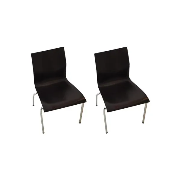 Set of 2 Hot chairs in wood (brown), Gebrüder Thonet Vienna image