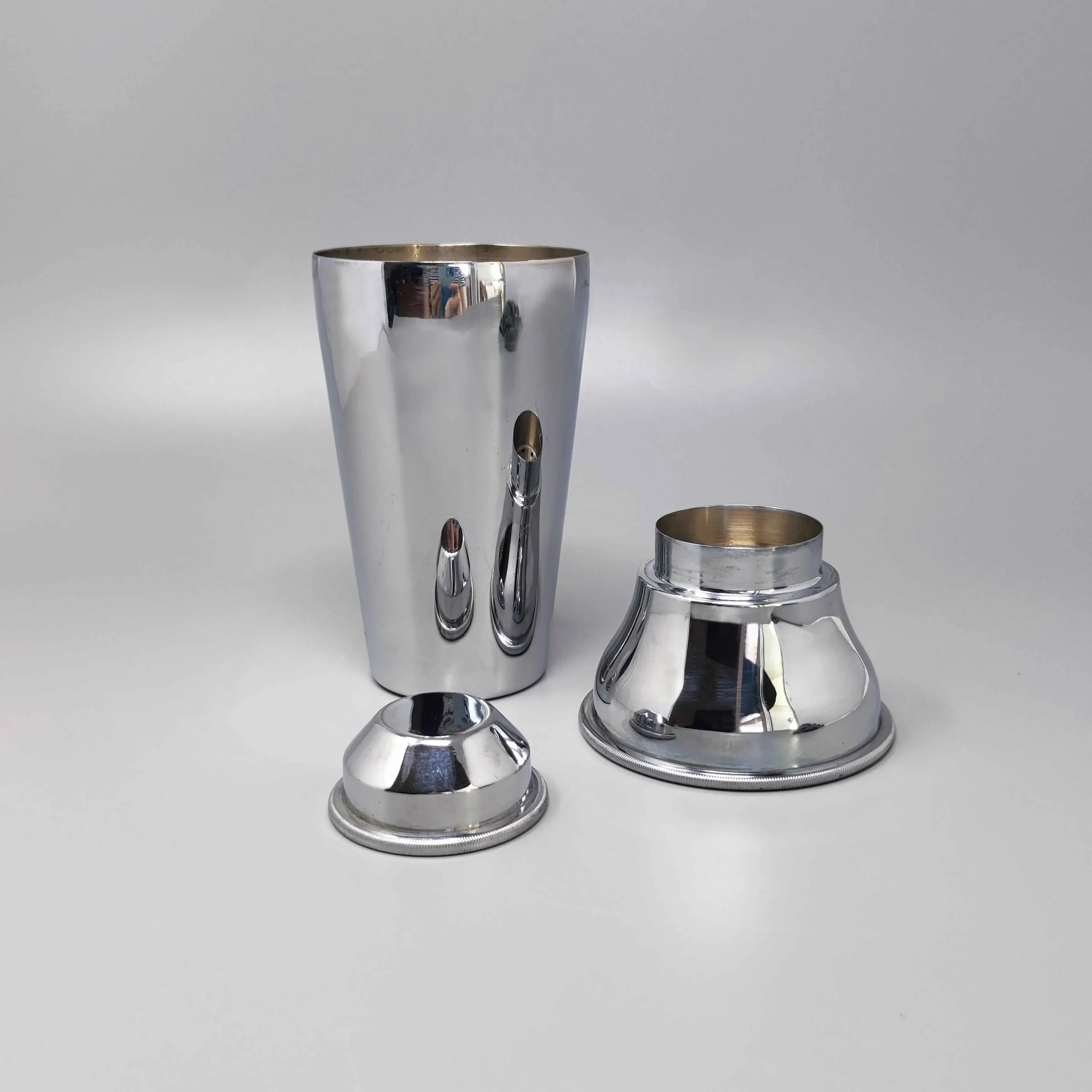 Vintage stainless steel cocktail shaker (1950s) 5