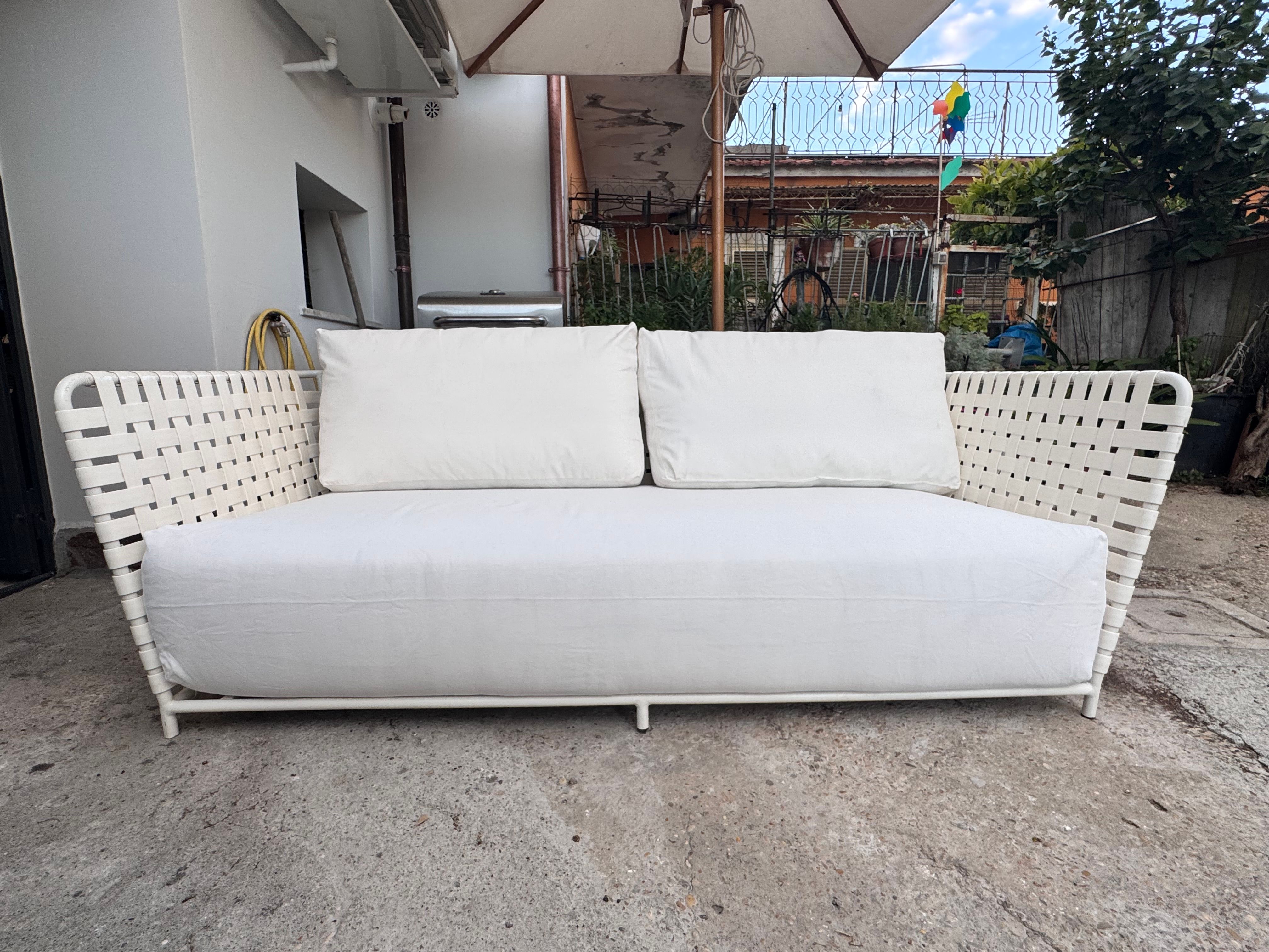Divano 3 posti Inout 803 colore bianco di Paola Navone Front