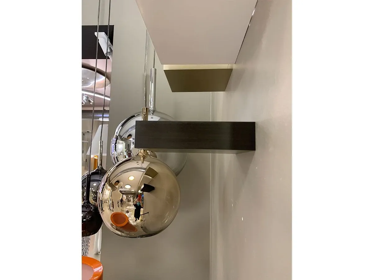 Quasi Mini wall lamp in aluminum (brown), Viabizzuno 2
