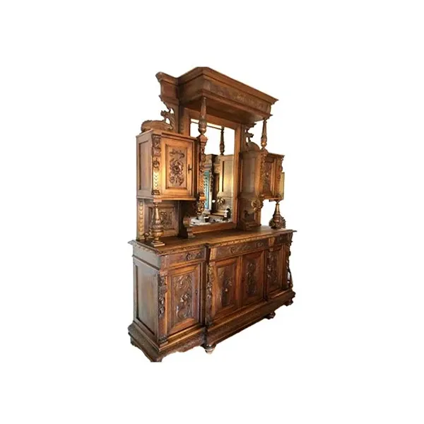 Antique wooden cabinet with drawers (early 1900s) 3