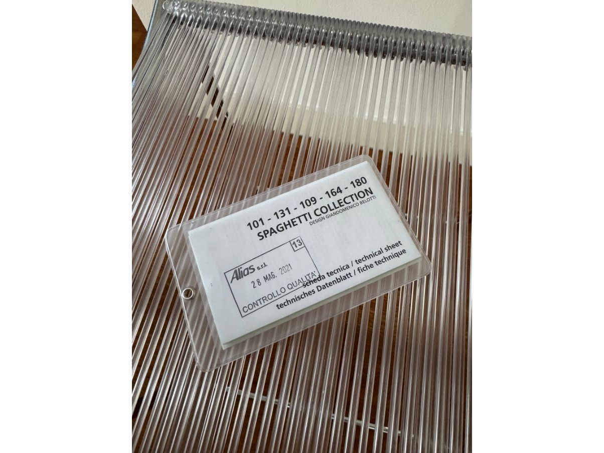Set di 4 sedie Spaghetti di Giandomenico Belotti, Alias Brand