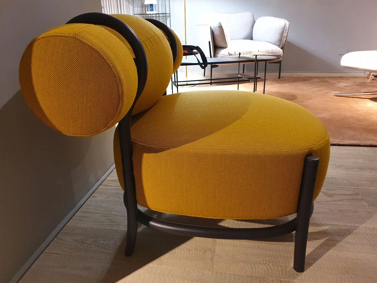 Poltroncina Chignon tessuto (giallo), Gebrüder Thonet Vienna 