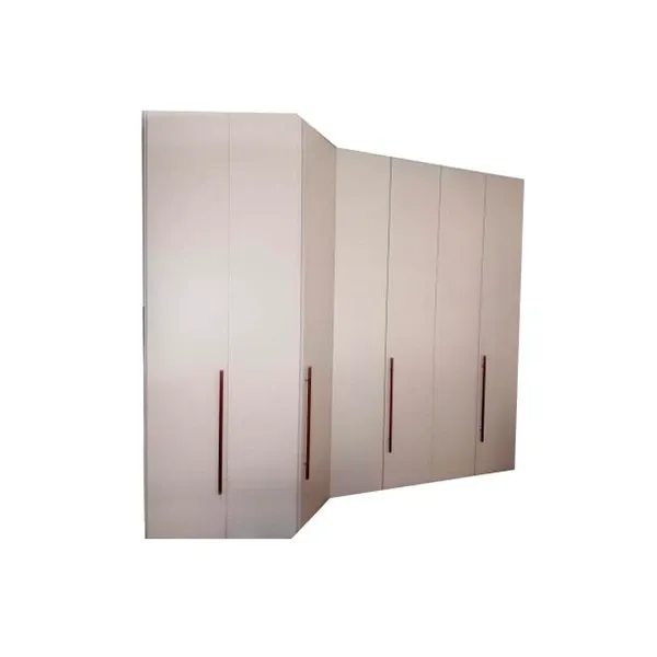 Kleiderschrank mit 7 Türen und doppelter Tiefe (weiß) 1