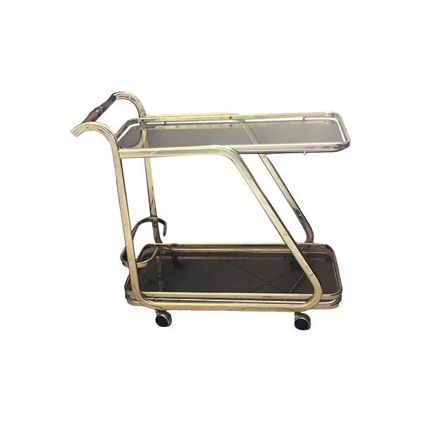 Vintage brass trolley image