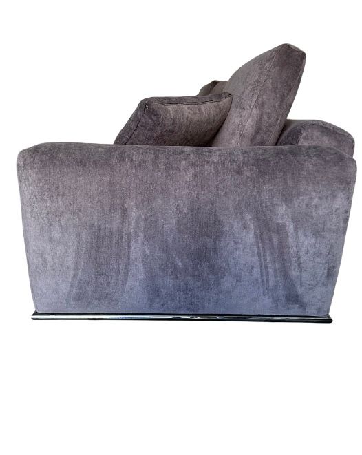 Divano 4 posti modulare Vanity in tessuto grigio Side