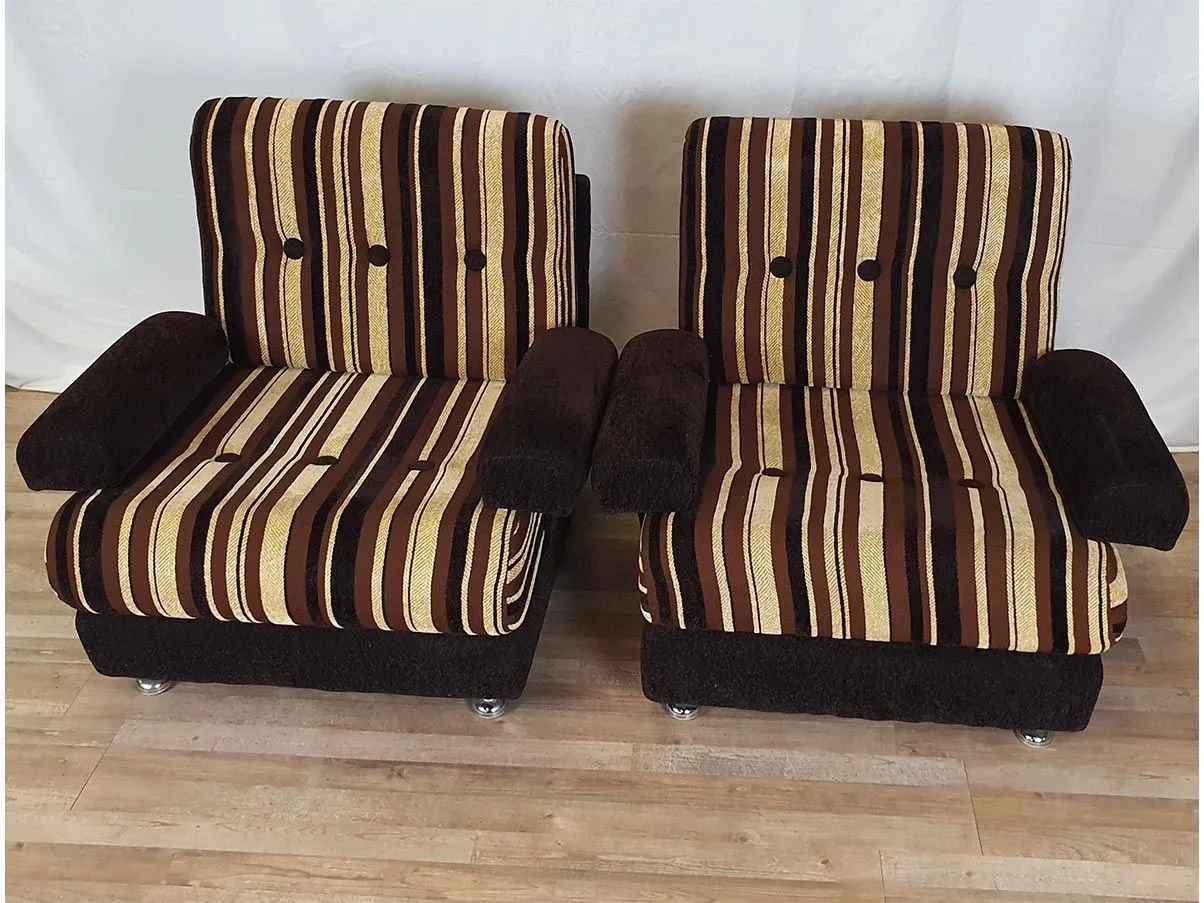 Vintage Modulares Sofa aus den 70er Jahren 1