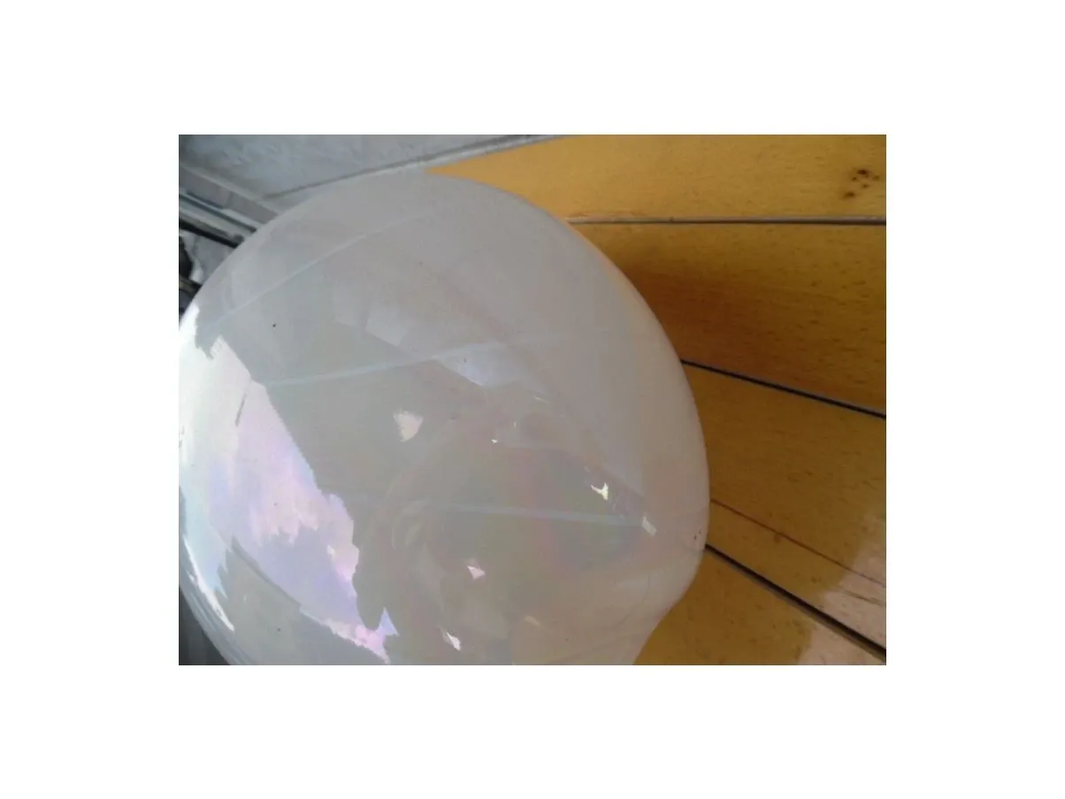 Lampada vintage in vetro (anni '70), 2