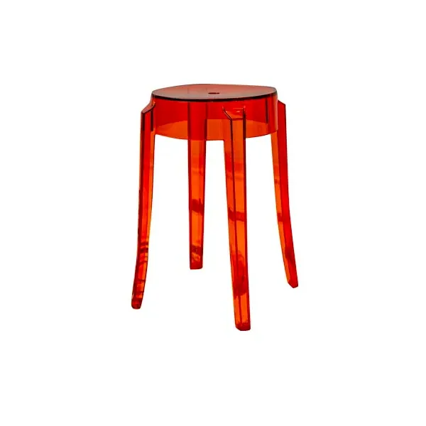 Sgabello Charles Ghost Philippe Starck (arancione), Kartell image