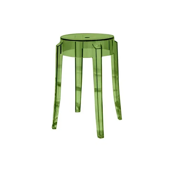 Sgabello Charles Ghost Philippe Starck (verde), Kartell 