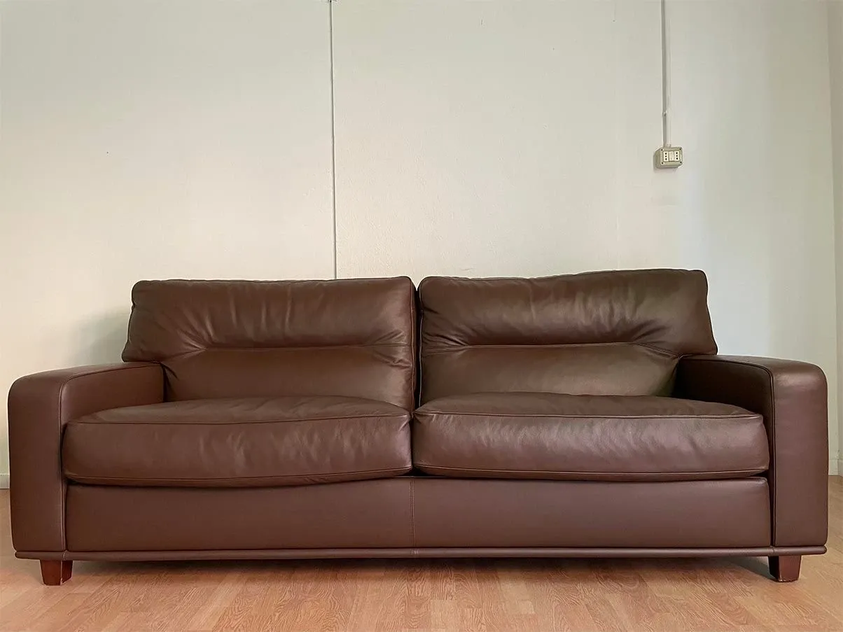 Braunes Ledersofa 7