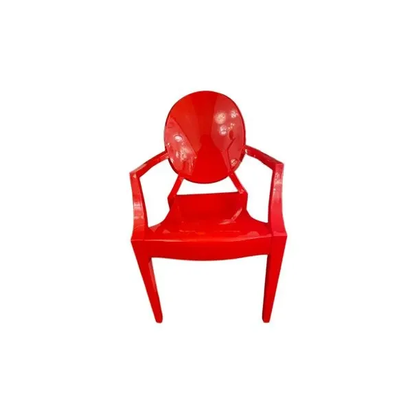 Red Loulou Ghost chair, Kartell image